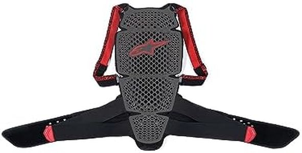 Alpinestars Nucleon Kr-Cell Men's Off-Road Motorcycle Back Protector - Smoke Black/Red/Medium