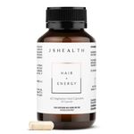 JSHealth Vitamins Hair and Energy Formula Hair Growth Vitamins | Hair Vitamins for Women and Men | Zinc, 60.0 Count