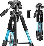 Q111 Camera Tripod 55-inch Compact 