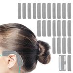 24 Pcs Nasal Cannula Ear Cushions Oxygen Cannula Face Soft Cover for Oxygen Users to Help Relieve Ear Pain(Gray)