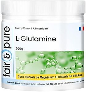 Fair & Pure® - L-Glutamine 500 g en poudre - 100% pure sans additifs - Vegan - Acide aminé protéinogène