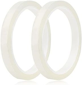 Pengxiaomei 2 Roll Clear Floral Tape,1/4" Wide Florist Tape,Clear Waterproof Florist Tape,Waterproof Floral Tape for Fresh Flower Crafts,Flower Arrangements Supplies