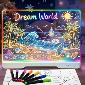 16" Rechargeable LED Drawing Board, Kids Gift for Easter Birthday Christmas
