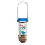 Bird Feeders Hanging Garden Bird Suet Feeder - Jacobi Jayne® Get Set Go™ Hanging Suet Feeder For Wild And Garden Birds - Easy Clean Birdfeeder Perfect For Suet and Fat Balls, Blue