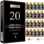 MAYJAM 20 Pcs Pure Essential Oil Gift Set, for Diffuser, Humidifiers, Skin Care, Massage, Fragrance Oil Scent for DIY Candle and Soap Making, Gift for Friend (5ML)