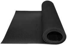 Sluice Fox Sluice Box Rubber V Matting; Gold Sluice mat for fine Recovery Set; Prospecting Supplies;18 inch by 48 Size, Black Color, Mini Rib Pattern Mini Black (25856_B_18x48)