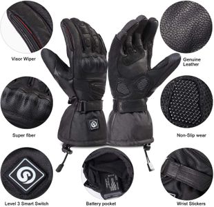 Day Wolf Heated Motorcycle Gloves – Waterproof, Rechargeable Battery