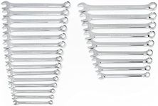 GEARWRENCH Long Pattern Combination SAE/Metric Wrench Set 24 Pc., 12 Point - 81900