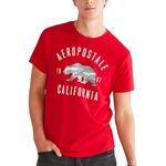 Aéropostale Men's Graphic, Model Red, Model Red, Medium