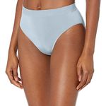 Wacoal Women's B-Smooth Hi-Cut Brief Panty, Chambray Blue, S