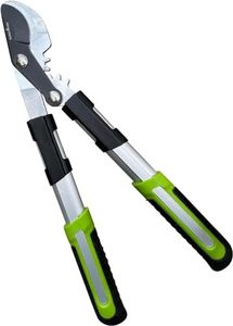 GARDEN GURU Bypass Loppers Tree Trimmer Clipper - 3X Cutting Power Gardening Loppers Pruning Shear -Comfort Grip Handles -High Carbon Steel Blade – Heavy Duty Branch Cutter –Cut Thick Branches w Ease