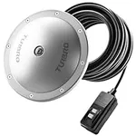 TURBRO Pond De-icer, Floating Pond Heater with 32.8 ft. UL Approved Cord, Full Stainless Steel Casing, Leakage Protection Plug, for Outdoor Ponds with Fish, 400 Watts, PD400A, Silver