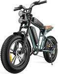 ENGWE M20 Electric Bike for Adults - 1000W 28mph Moped Ebike 48V 13A Battery 20 * 4.0" Fat Tire All Terrain Off Road Dirt Bike Full Suspension Max 47Miles Long Range 7-Speed UL Certified, Green