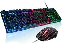 FLAGPOWER RGB Gaming Keyboard and B