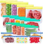 Reusable Ziplock Bags-20 PCS Food S