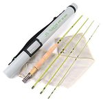 Maximumcatch Ultra-lite Fly Rod for Streams Panfish/Trout Fishing 1/2/3 weight (Ultra-lite Fly Rod, 6'0'' 1wt 3pcs)