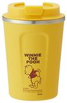 Skater STBC3F-A Vacuum Stainless Steel Coffee Tumbler, Heat and Cold Retention, Small, 11.8 fl oz (350 ml), Disney, Winnie The Pooh