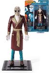 BendyFigs The Noble Collection Universal Monsters Invisible Man - 7.5in (19cm) Noble Toys Bendable Figure Posable Collectible Doll Figures With Stand