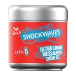 Xiaomi Wella Shockwaves Ultra Strong Mess Maker Crème Gel, 150ml red