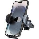 Eono Car Phone Holder Air Vent,Universal Phone holder for Cars 360° Rotation,One-button Release Mobile Phone Mount Cradle with Adjustable Clip Compatible for iPhone etc.