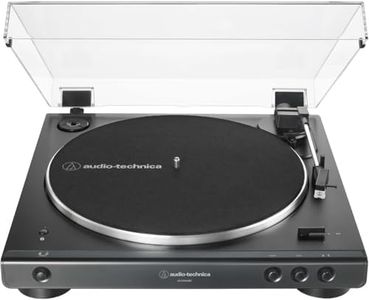 Audio-Technica LP60XBTBK Full Automatic Wireless Belt-Drive Turntable Black