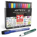 ARTEZA Fine Tip Dry Erase Markers w