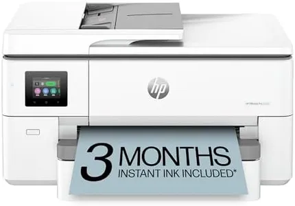 HP OfficeJet Pro 9720e Wide Format Wireless All-in-One Color Inkjet Printer, Print, scan, Copy, ADF, Duplex Printing Best-for-Office, 3 Months of Instant Ink Included, AI-Enabled (53N95A)