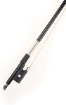 Glasser Fiberglass Violin Bow With Horse Hair (4/4, Black)