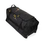 Oxmoor Valley Tahoe 110L Rolling Travel Duffel Bag with Wheels | Large Wheeled Duffle | Backpack Straps | Water Repellent | Collapsible Space Saving Design | Checked Luggage with Rollers, Onyx