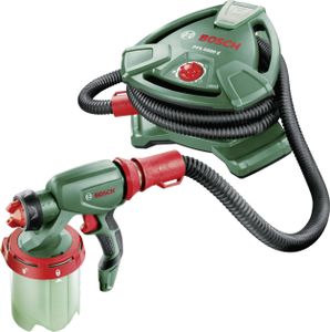Bosch Paint Spray System – 2x 1000ml Tanks, Multi-Nozzle, Cleaning Kit