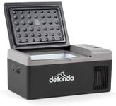 Dellonda 15L Portable Car Fridge, Freezer, Cool Box, 12/24V Compressor - DL12