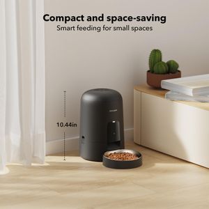 PETLIBRO Automatic Cat Feeder – WiFi App Control, Battery Operated, Portion Adjustable