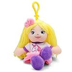 Plushible Plush Keychain - Cute Mini Stuffed Plushie Backpack Keychains - Plastic Chain Clip Accessories for Backpacks or Purse for Girls & Boys - Buddy Key Chains Plushies - Small Plush Toy - Eimmie