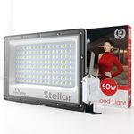 Murphy Steller 50W Led Waterproof with Auto On/Off Day Night Light Sensor Flood Light : Pack of 1 (Cool White, BIS Approved)