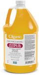 Cliganic Jojoba Oil Non-GMO, Bulk Gallon 128oz | 100% Pure, Natural Cold Pressed Unrefined Hexane Free Oil for Hair & Face