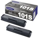 MLT-D101S D101S Black Toner Cartridge Replacement for Samsung SCX-3405W Toner ML-2160 ML-2161 ML-2165 ML-2165w ML-2166w SCX-3400 SCX-3400F SCX-3400FW SCX-3405 SCX-3405FW SCX-3405F Printer Ink 2 Pack