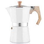 wedrink Stovetop Espresso Maker Aluminum Moka Pot 6 Cups Cuban Coffee Maker Stovetop Coffee Maker Moka Italian Espresso