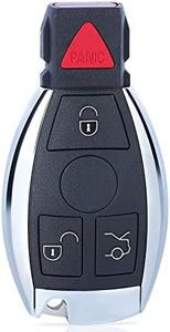 Beefunny 315MHz Smart 3+1 4 Button Replacement Remote Key Fob for Mercedes-Benz Support NEC & BGA 2000-2014 Year, 705 Moto