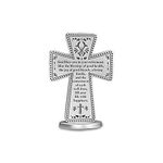 God Bless Your Retirement Standing Metal Cross, Retirement Gift for Friends, Family, and Coworkers, 3 Inches Tall, by Abbey + CA Gift