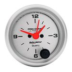 Auto Meter 4385 Ultra-Lite 2-1/16" 12 Volt Short Sweep Electric Clock Gauge