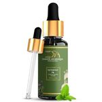 Dharti Ayurveda Peppermint Essential Oil With Dropper - 100% Pure Natural Undiluted And Plant Based - Premium Grade Aromatherapy For Skin & Hair Care, and Massage - 30ml