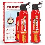 Ougist Water-Based Fire Extinguisher -2 Pack Portable for Home & Car Use, Cold-Weather Safe, Prevents Re-Ignition - Ideal for Kitchen, Garage, Car