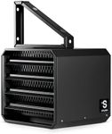 Stelpro Heavy-Duty Oxford Quiet Unit Heater, 5000W/3750W, 240V/208V Dual Voltage, Universal Mounting Bracket, Adjustable Louvers, Ideal for Garages, Workshops, Warehouses (RUH5CHAR) - Charcoal