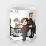 Amey vAstrode Cast of Supernatural Ceramic Coffee Mug , 325 ml, White