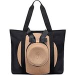 LEDAOU Beach Bags for Women with Su