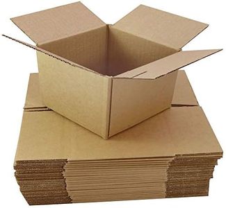 TotalPack Cajas de cartón de regalo postal de una sola pared, duraderas y perfectas para cualquier negocio en línea. Fuerte para embalaje, envío y almacenamiento (50, 12 x 9 x 4 pulgadas)