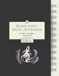 Blank Sheet Music Notebook: Music Manuscript Paper / White Marble Blank Sheet Music / Notebook for Musicians / Staff Paper / Composition Books Gifts Standard for Students / Professionals * Large * 12 Stave * 102 pages *