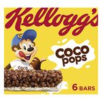 Kellogg's Coco Pops Cereal and Milk Bars Box, 6 x 20g