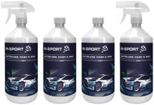 M Sport Waterless Wash and Wax 4 x 1L + 2 x Trigger Sprays - Cleans and Protects Without Water