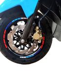 Rim sticker kit for any scooty bike by Life Fit sports